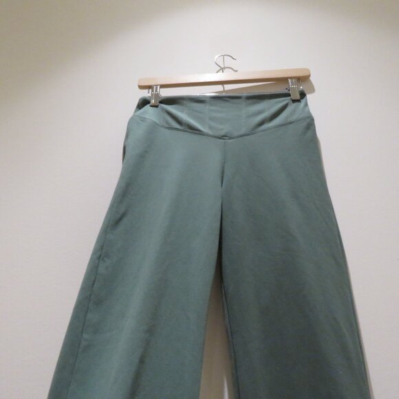 VICTORIA'S SECRET PINK Ultimate Flare Leggings Fresh Forest Green Y2K Lounge - Picture 8 of 14